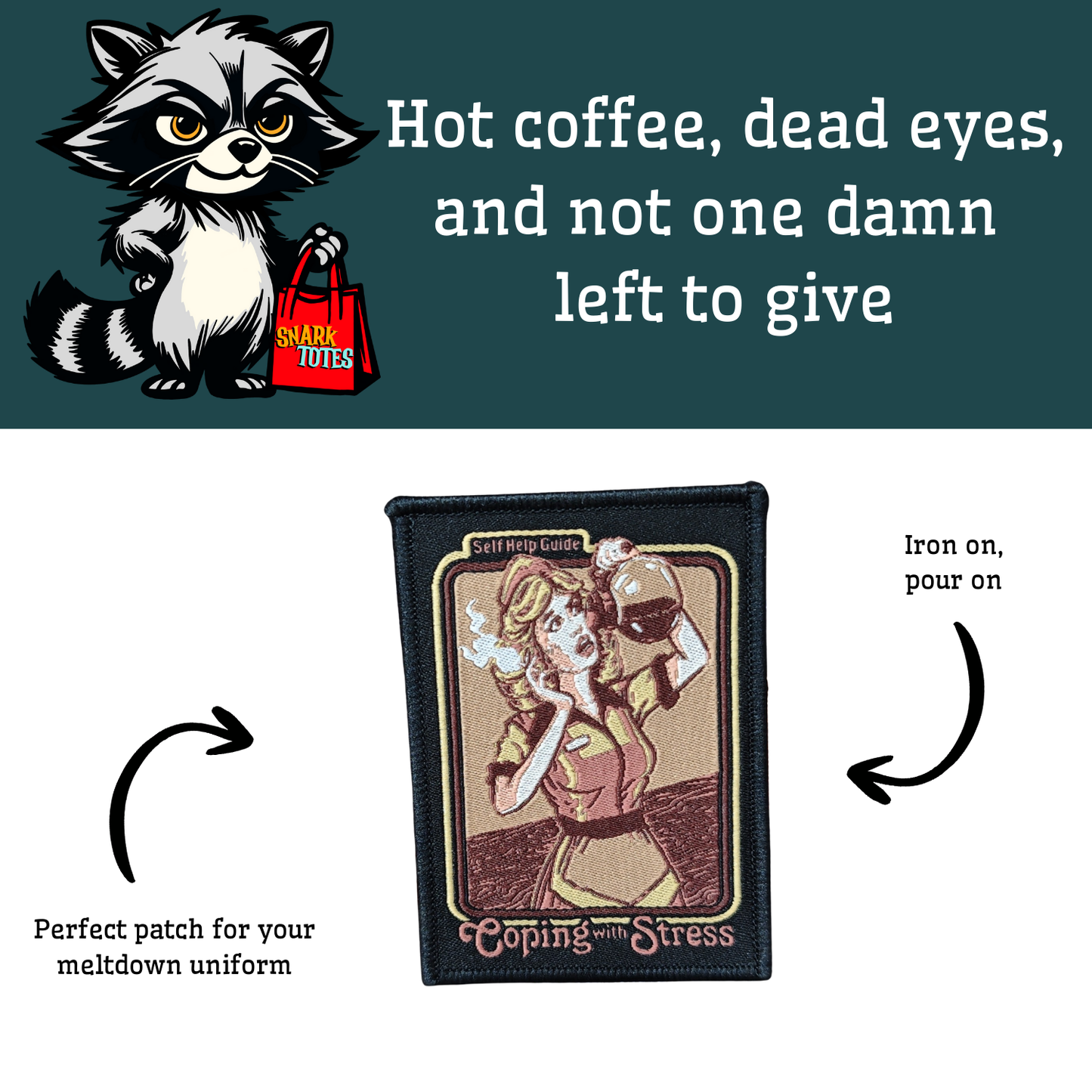 Coping with Stress Iron-On Patch