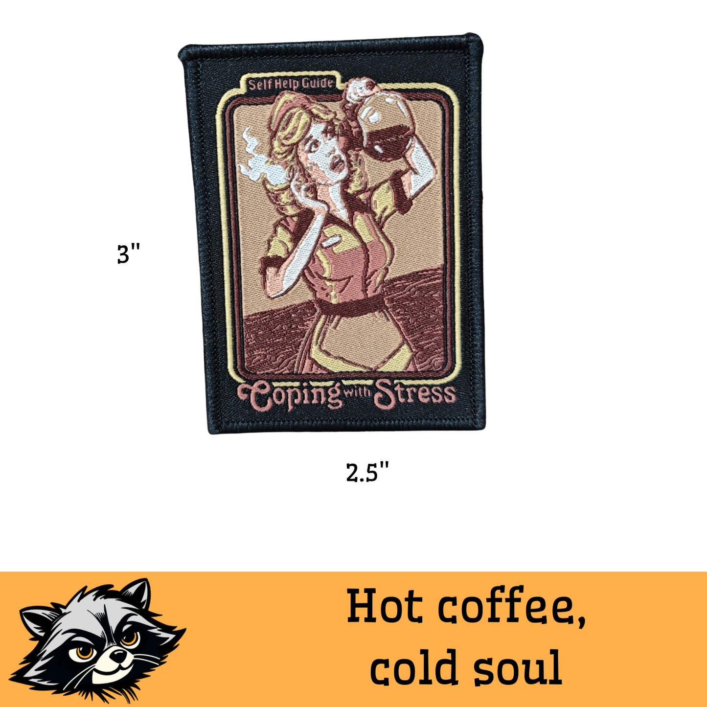 Coping with Stress Iron-On Patch