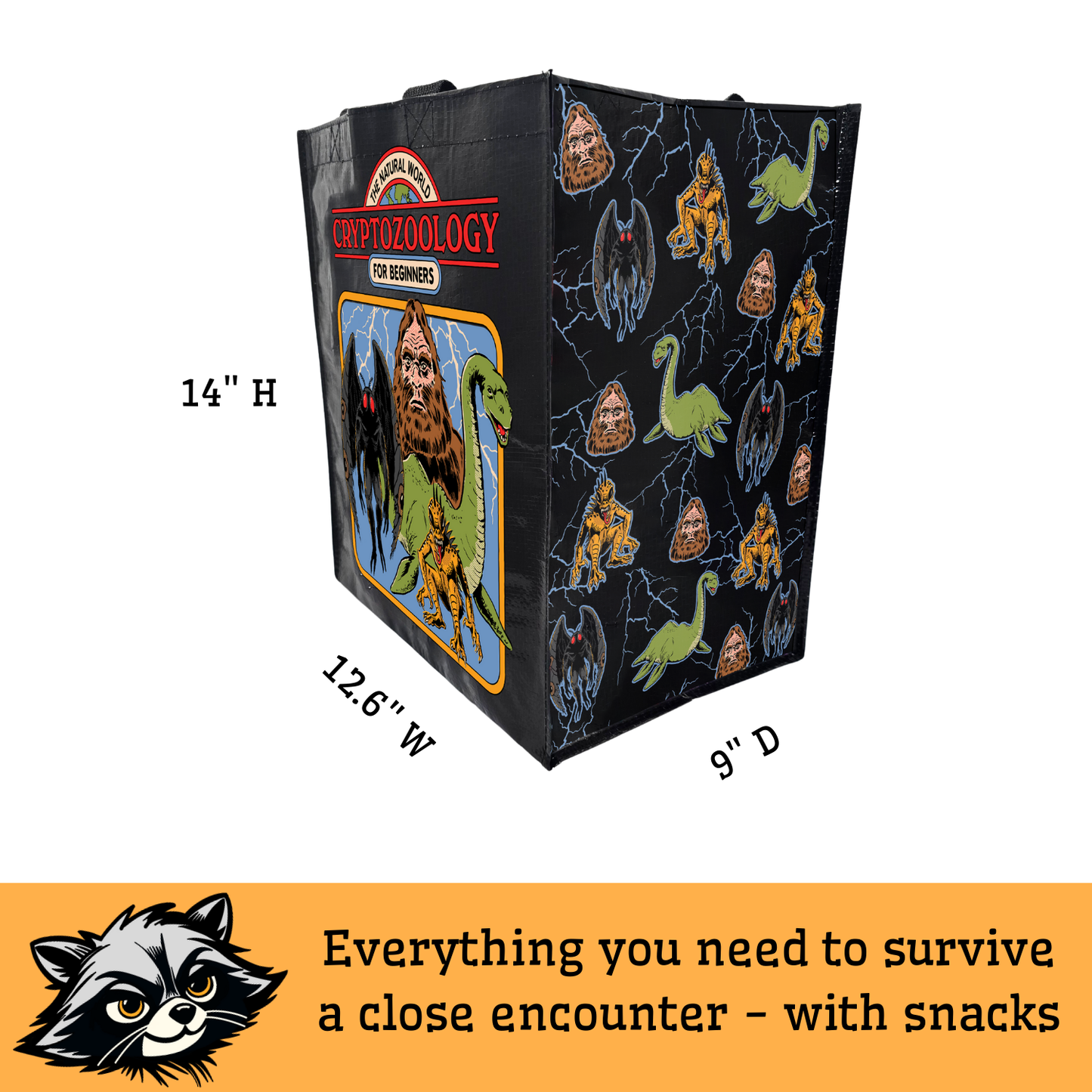 Cryptozoology for Beginners Grocery Tote