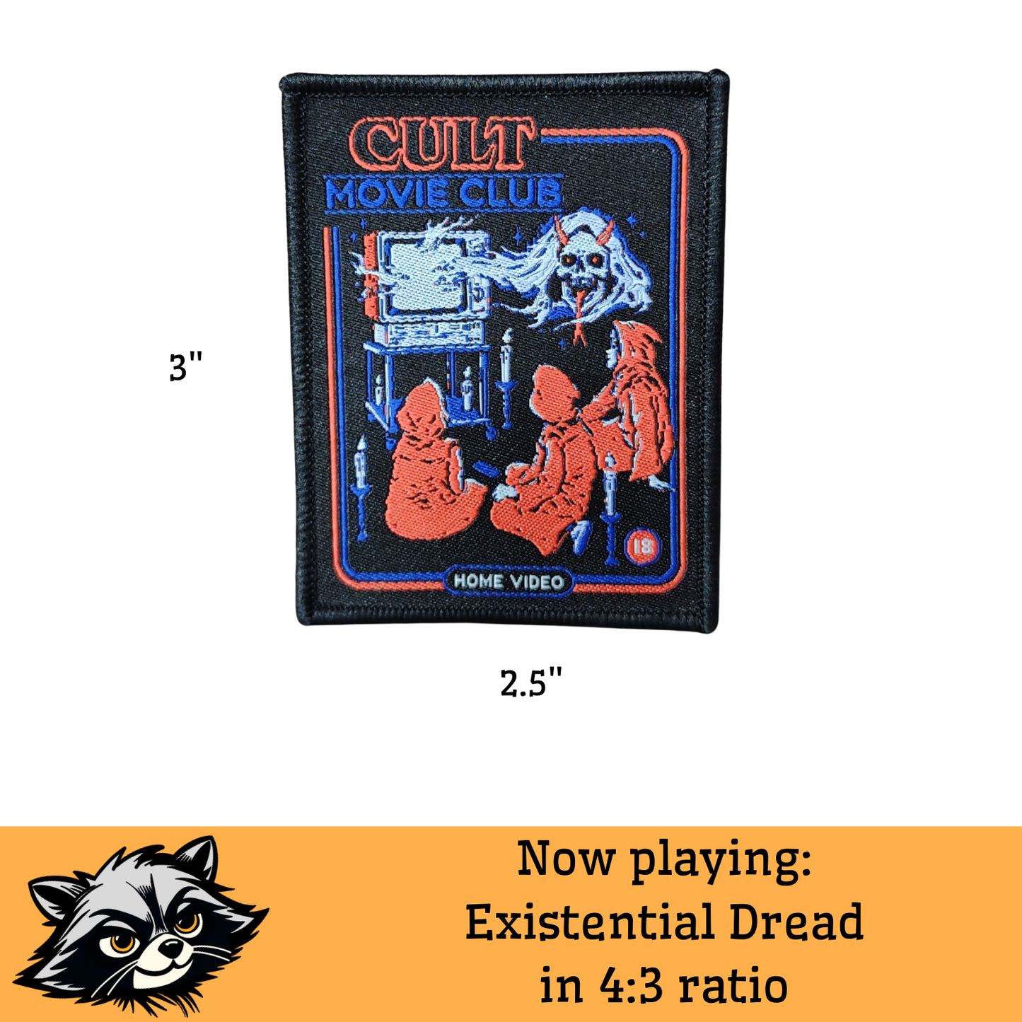 Cult Movie Club Iron-On Patch