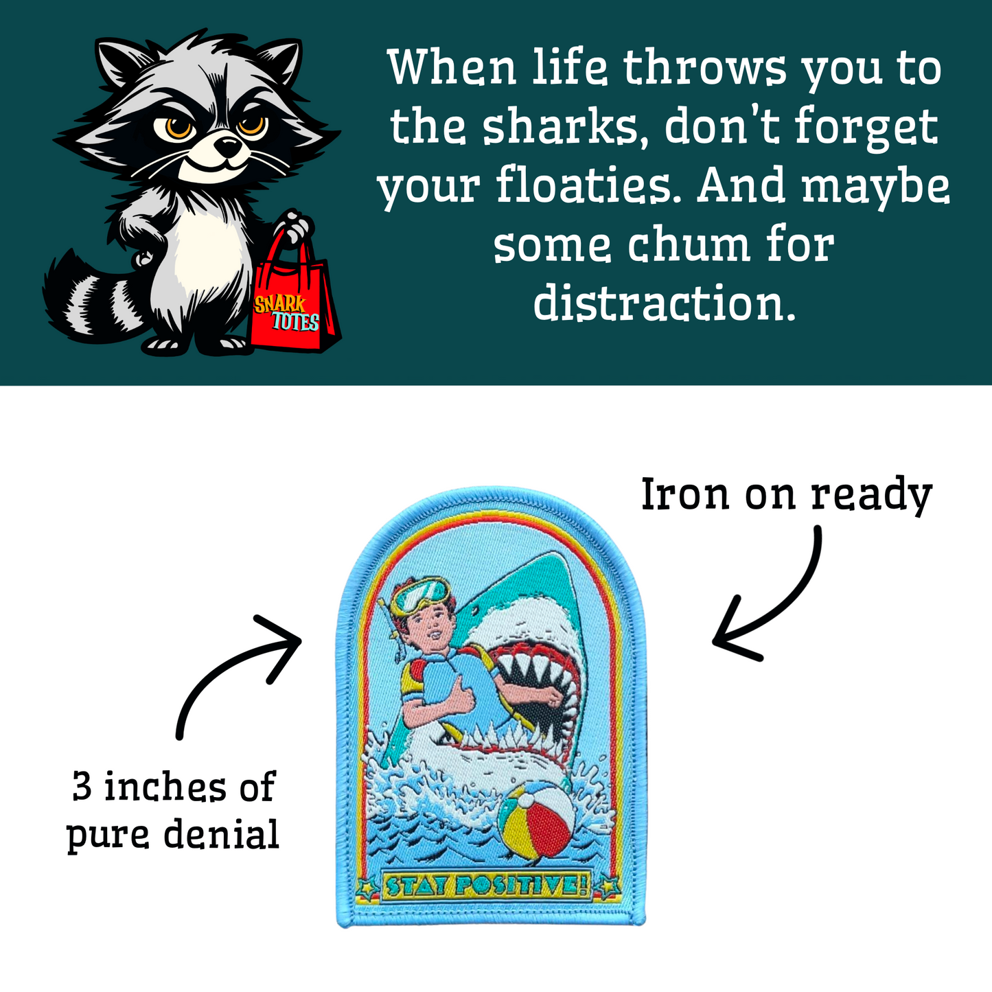 Stay Positive Iron-On Patch