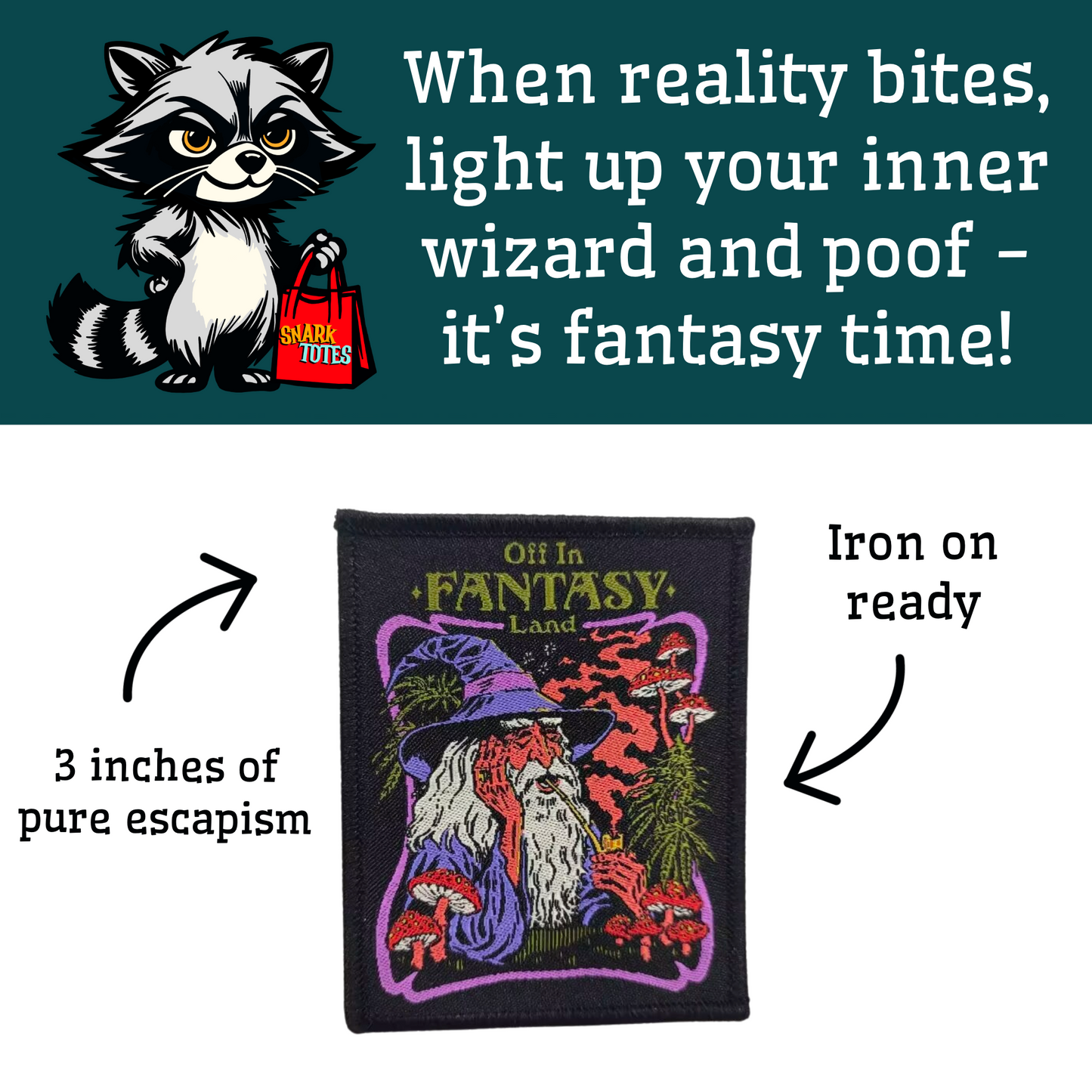 Off in Fantasy Land Iron-On Patch