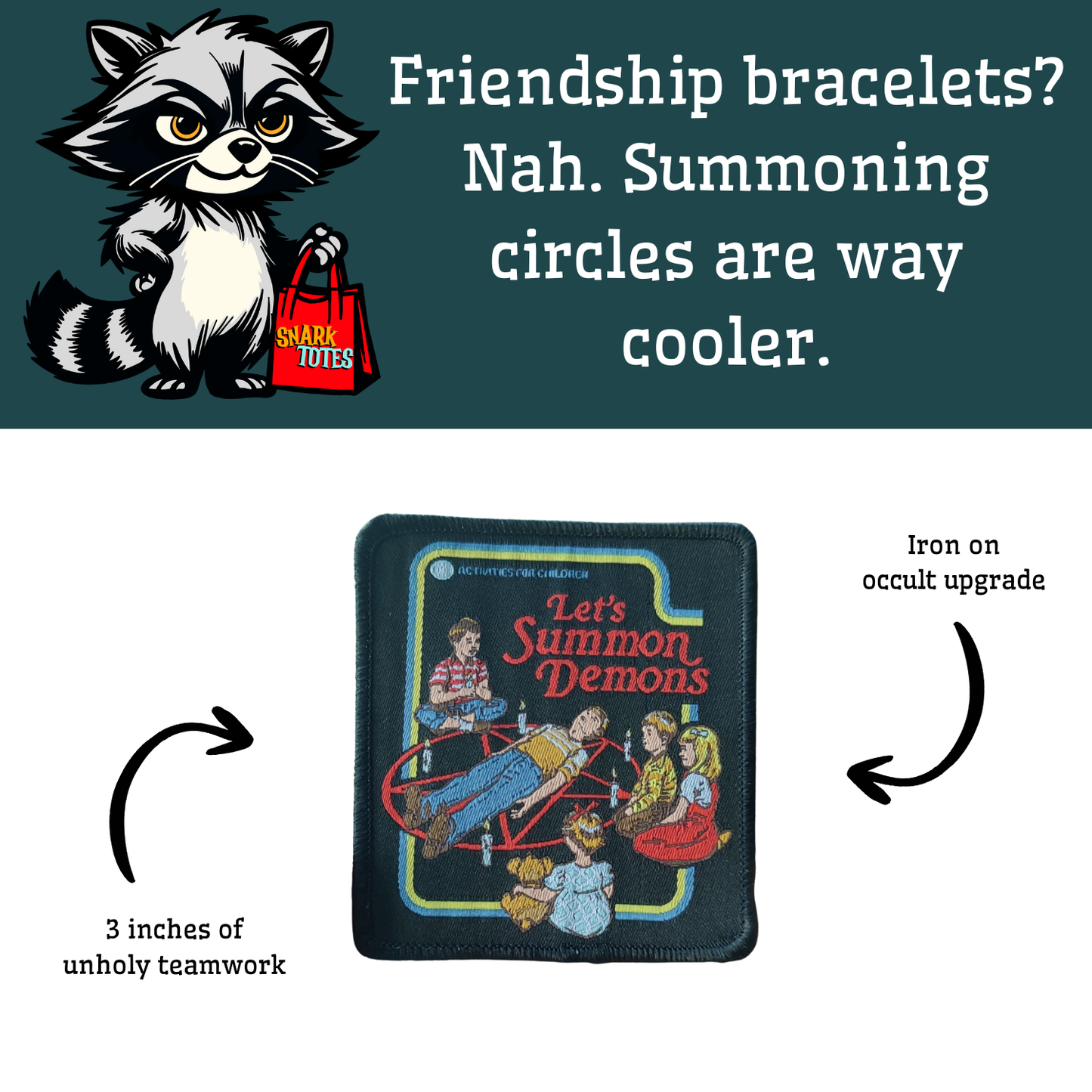 Let's Summon Demons Iron-on Patch