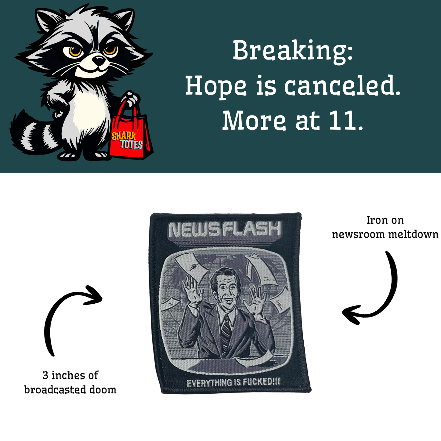 Newsflash! Iron-on Patch