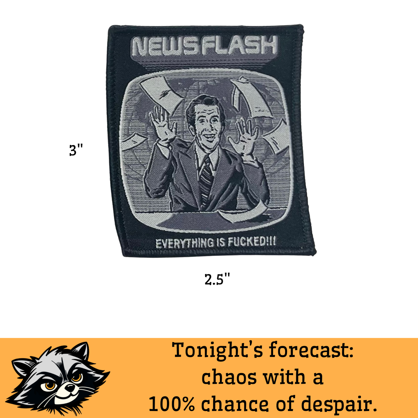 Newsflash! Iron-on Patch