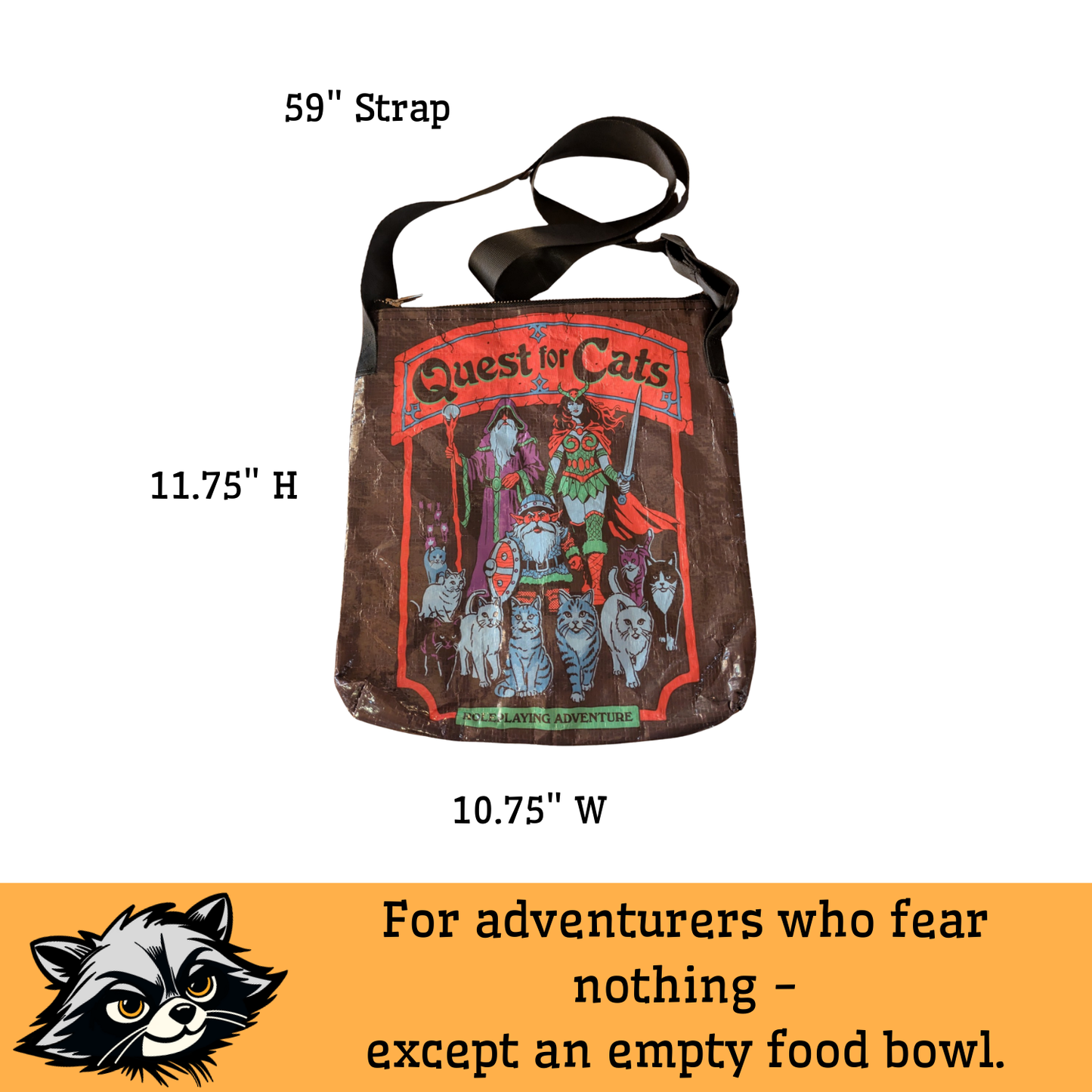 Quest For Cats Messenger Bag