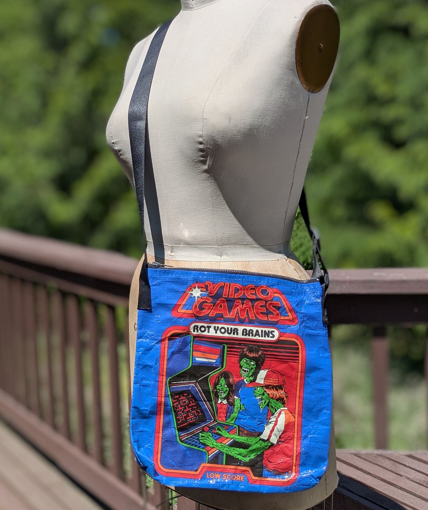 Video Games Rot Your Brains Messenger Bag