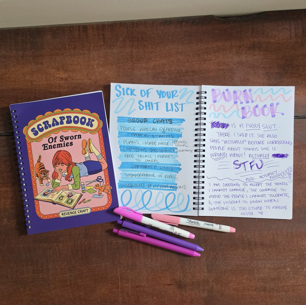 Scrapbook of Sworn Enemies Journal Book