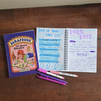 Scrapbook of Sworn Enemies Journal Book