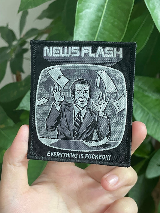 Newsflash! Iron-on Patch