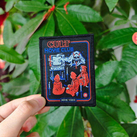 Cult Movie Club Iron-On Patch