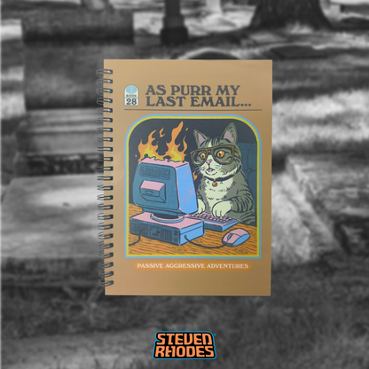As Purr My Last Email Journal Book