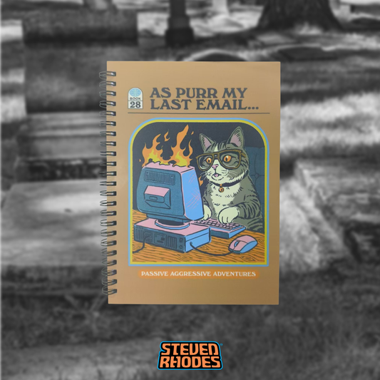 As Purr My Last Email Journal Book