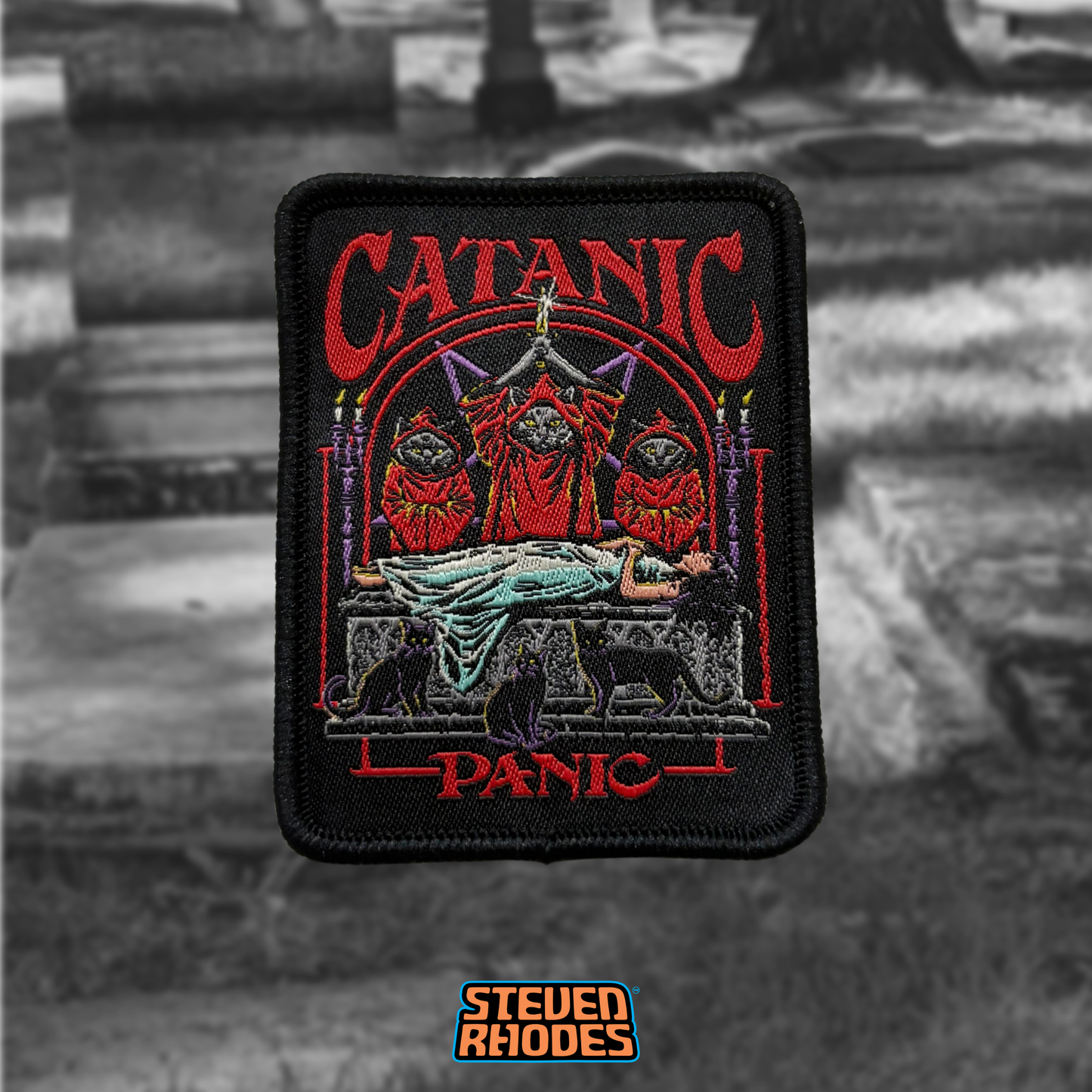 Catanic Panic Iron-on Patch
