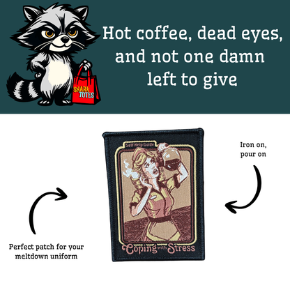 Coping with Stress Iron-On Patch