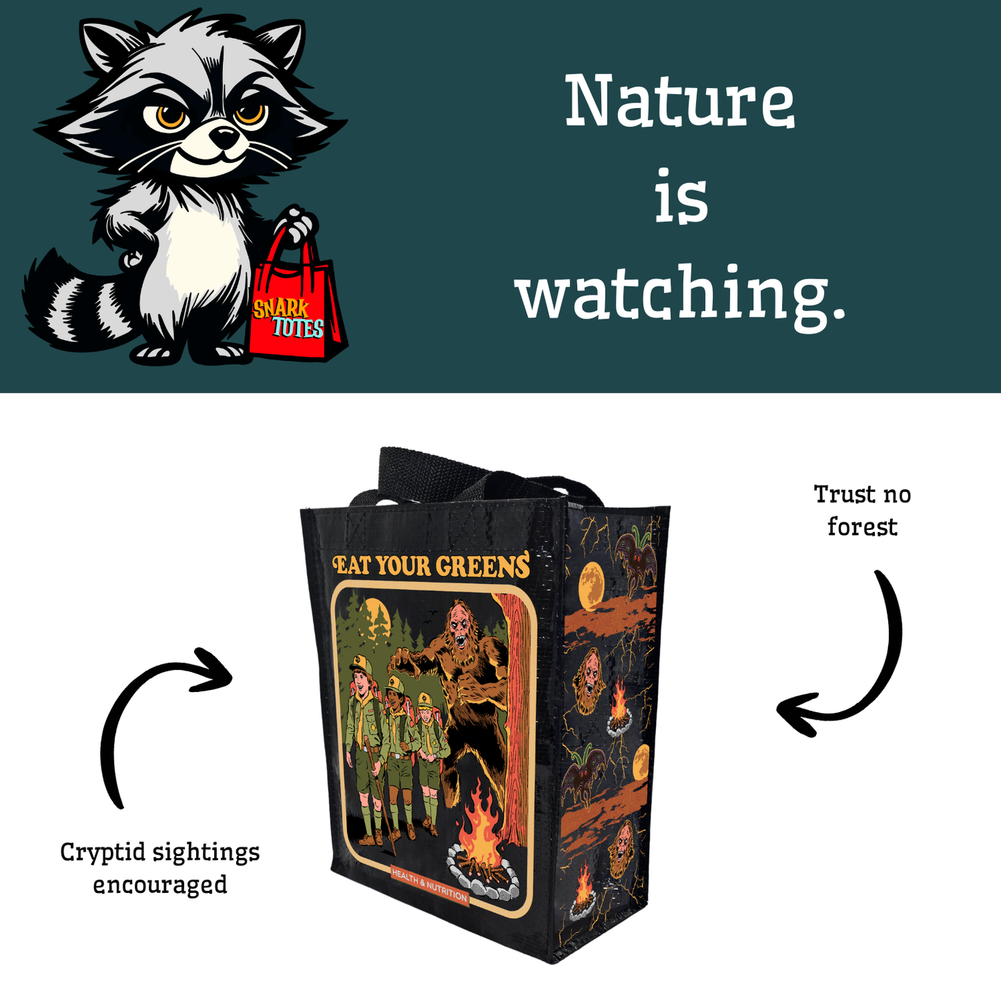 Cryptid Campout Ready Tote