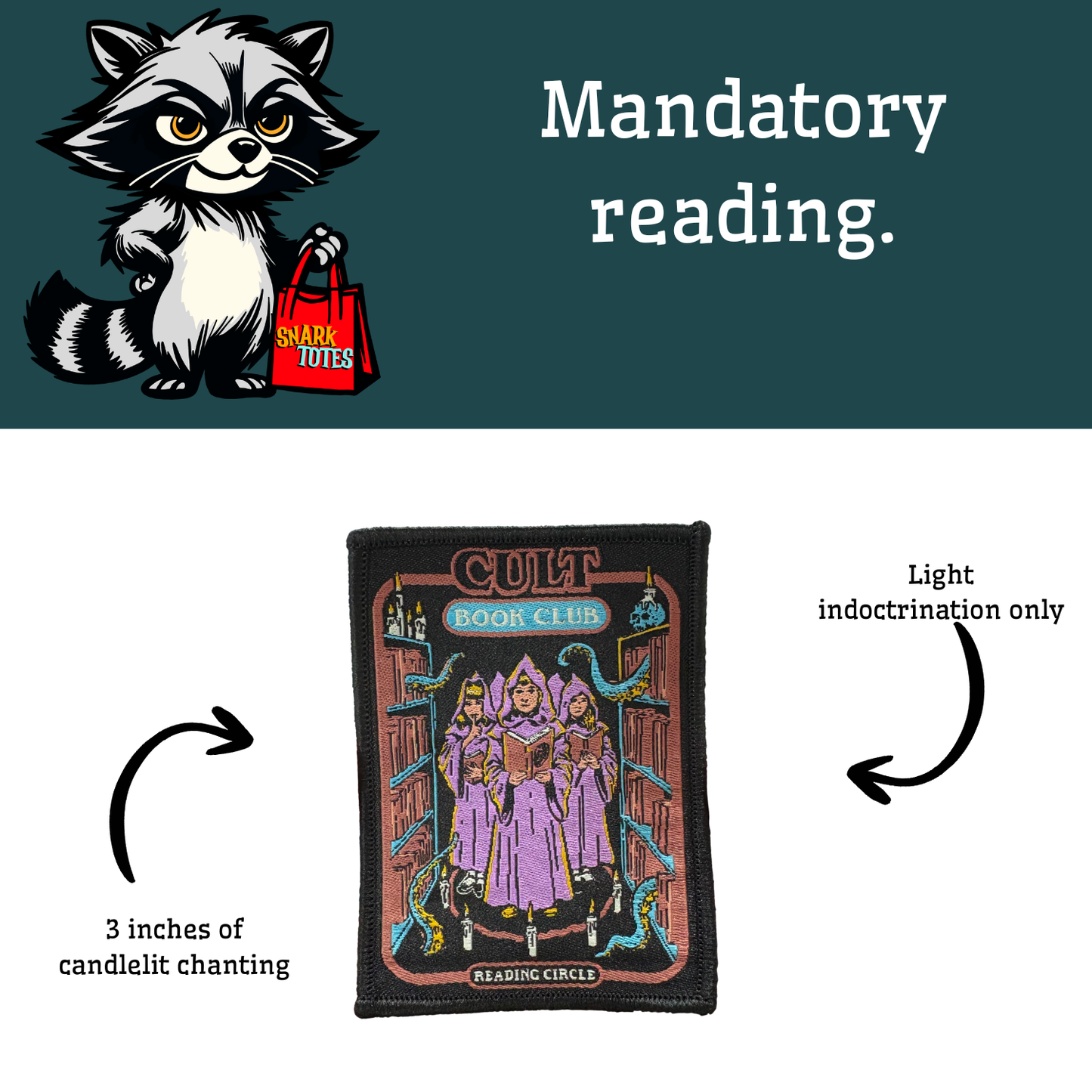 Cult Book Club Iron-on Patch