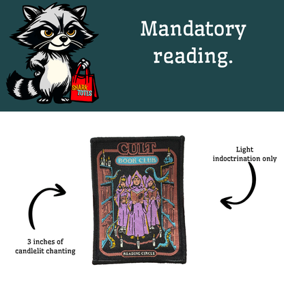 Cult Book Club Iron-on Patch