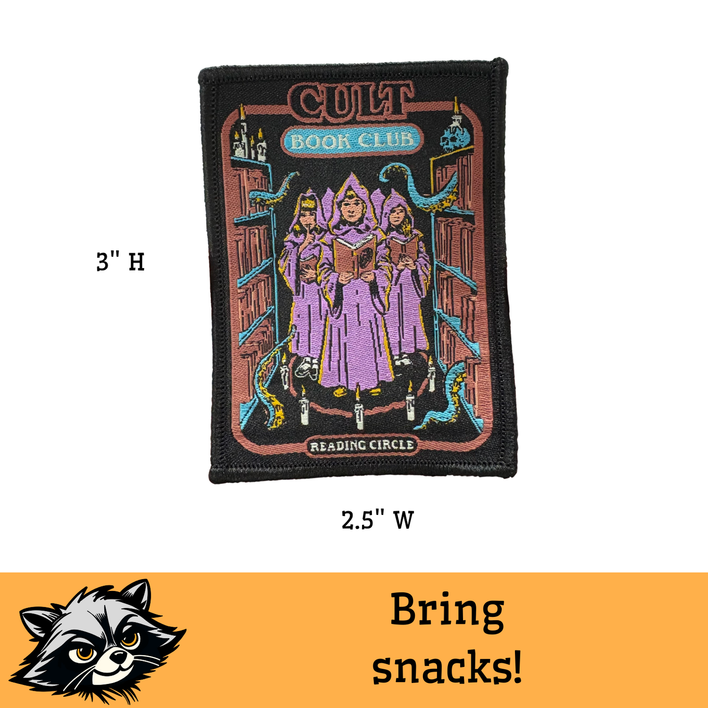 Cult Book Club Iron-on Patch