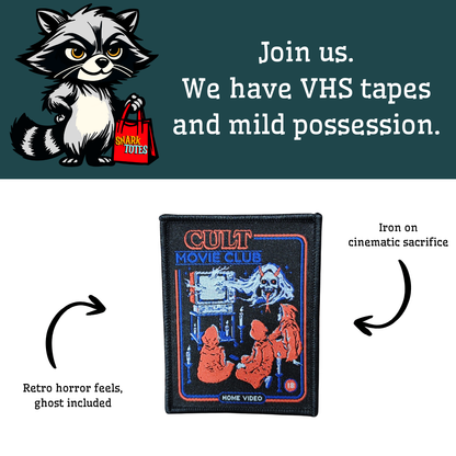 Cult Movie Club Iron-On Patch