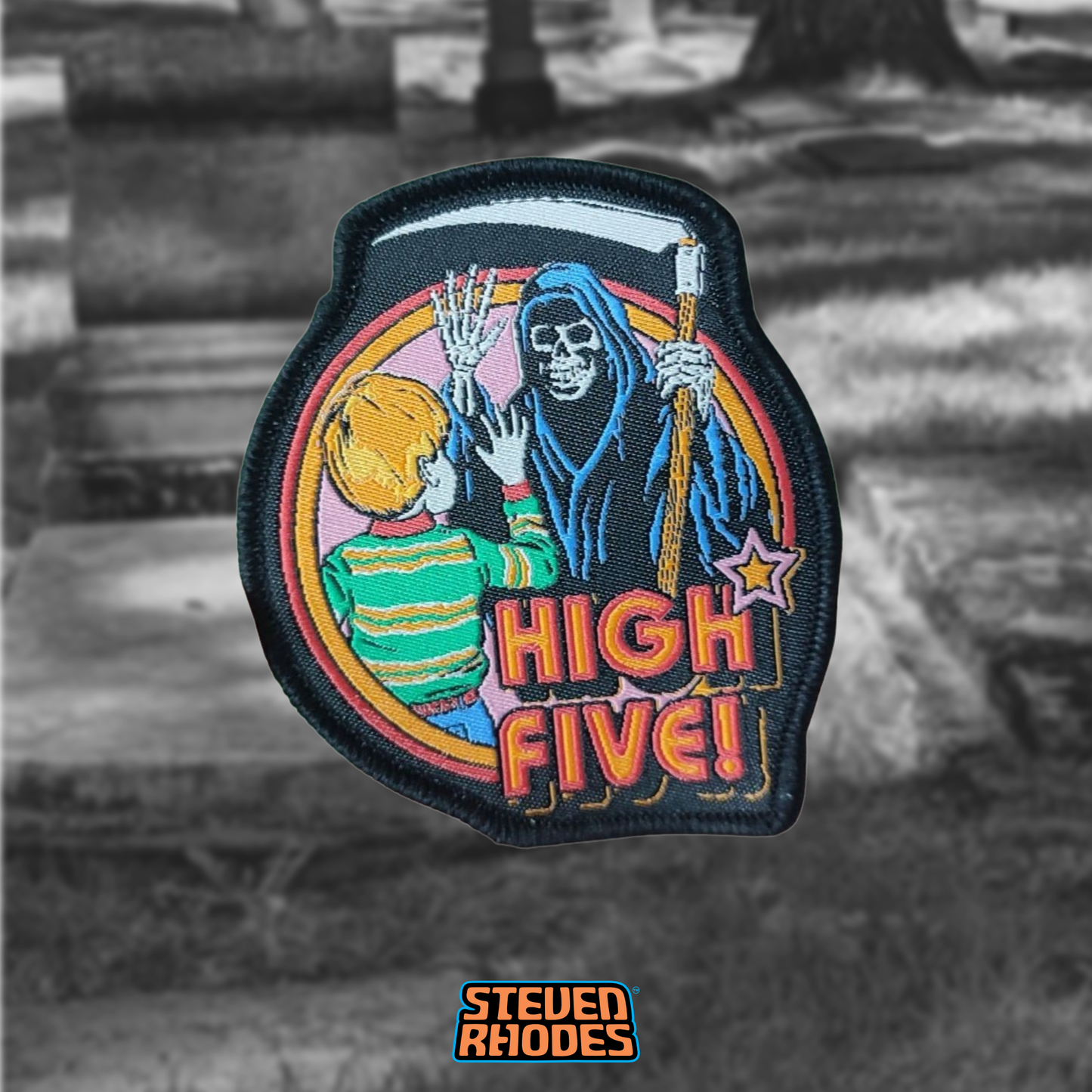 High Five Iron-On Patch