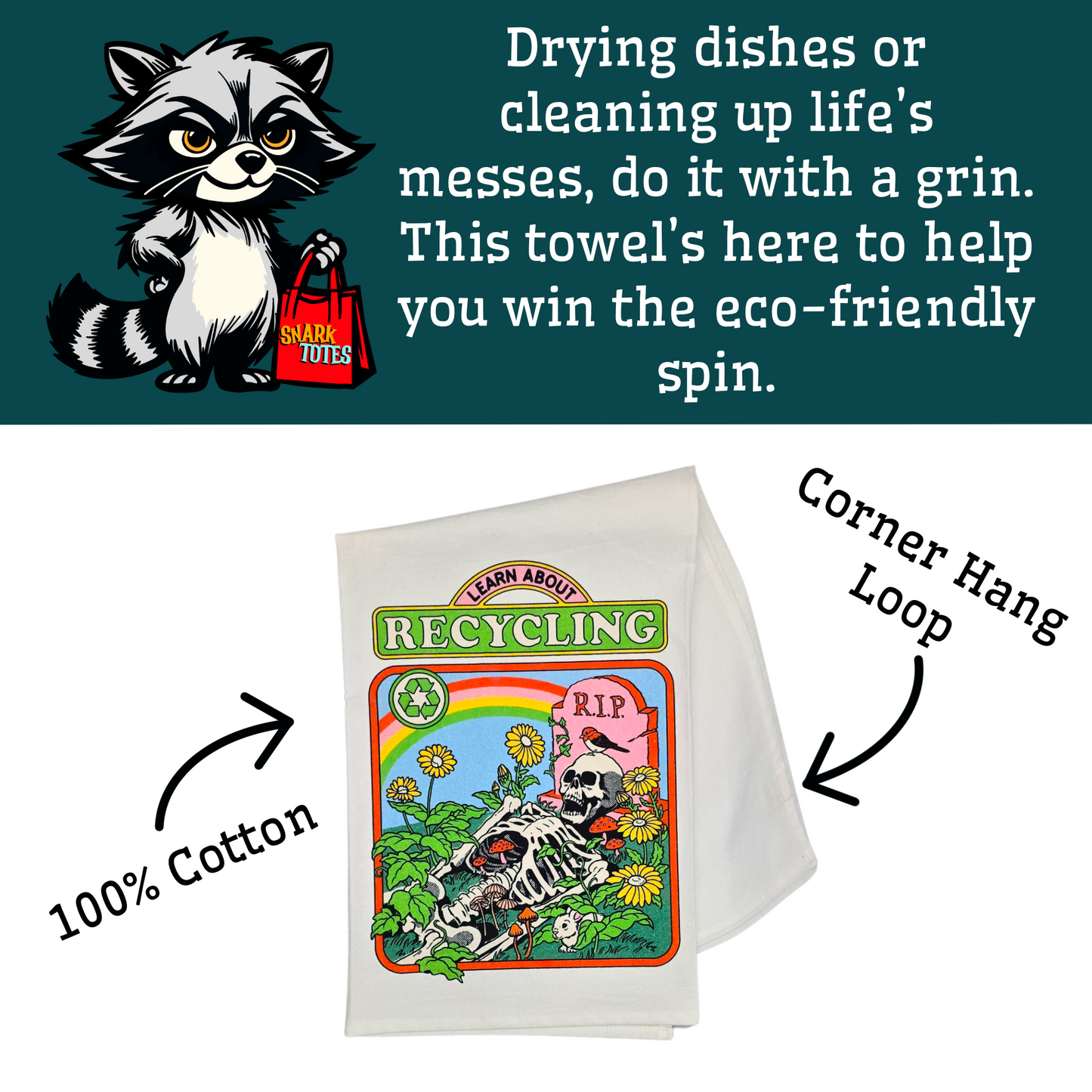 Learn About Recycling Flour Sack Dish Towel