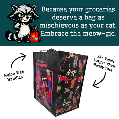 Purr-a-normal Grocery Tote
