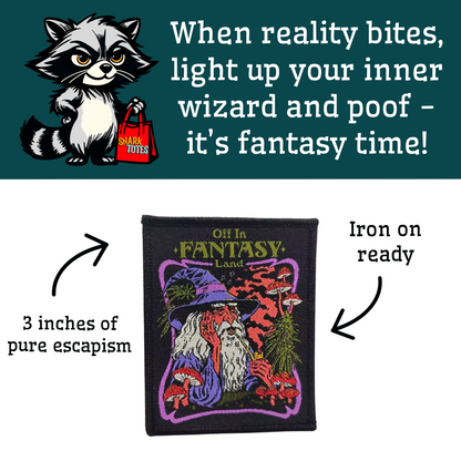 Off in Fantasy Land Iron-On Patch
