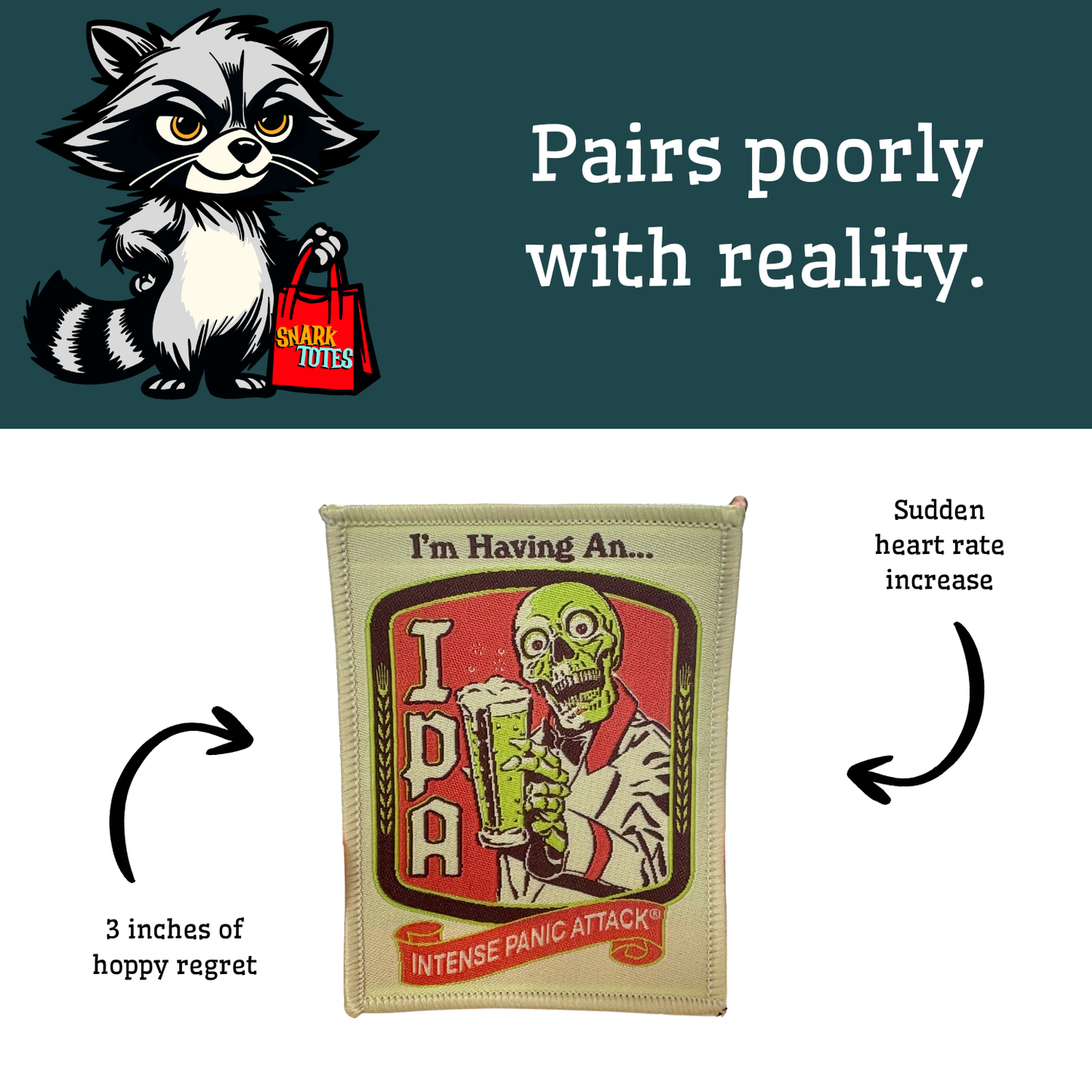 IPA (Intense Panic Attack) Iron-On Patch