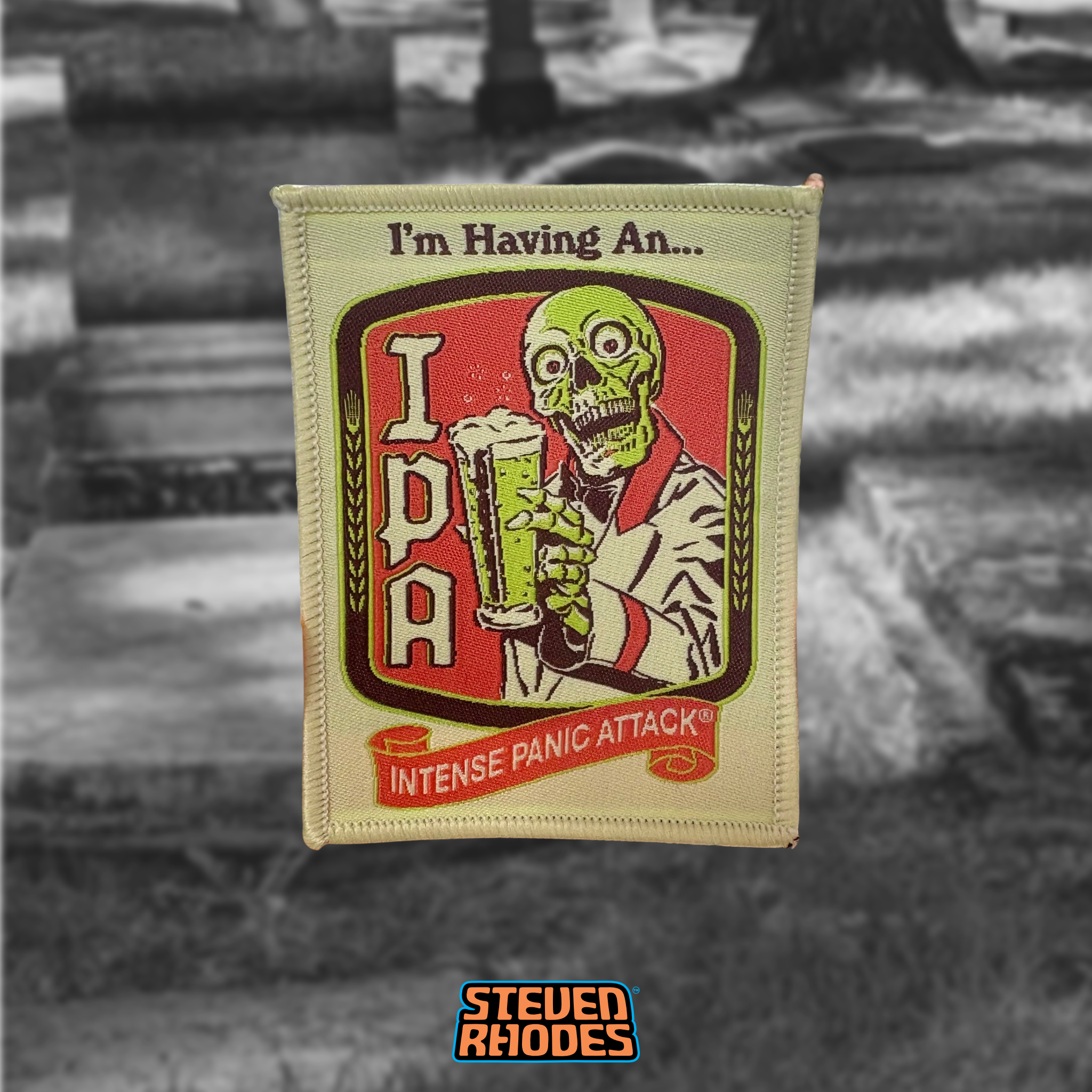 IPA (Intense Panic Attack) Iron-On Patch | Officially Licensed Steven ...