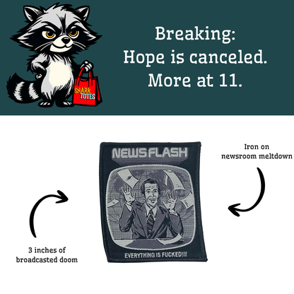 Newsflash! Iron-on Patch