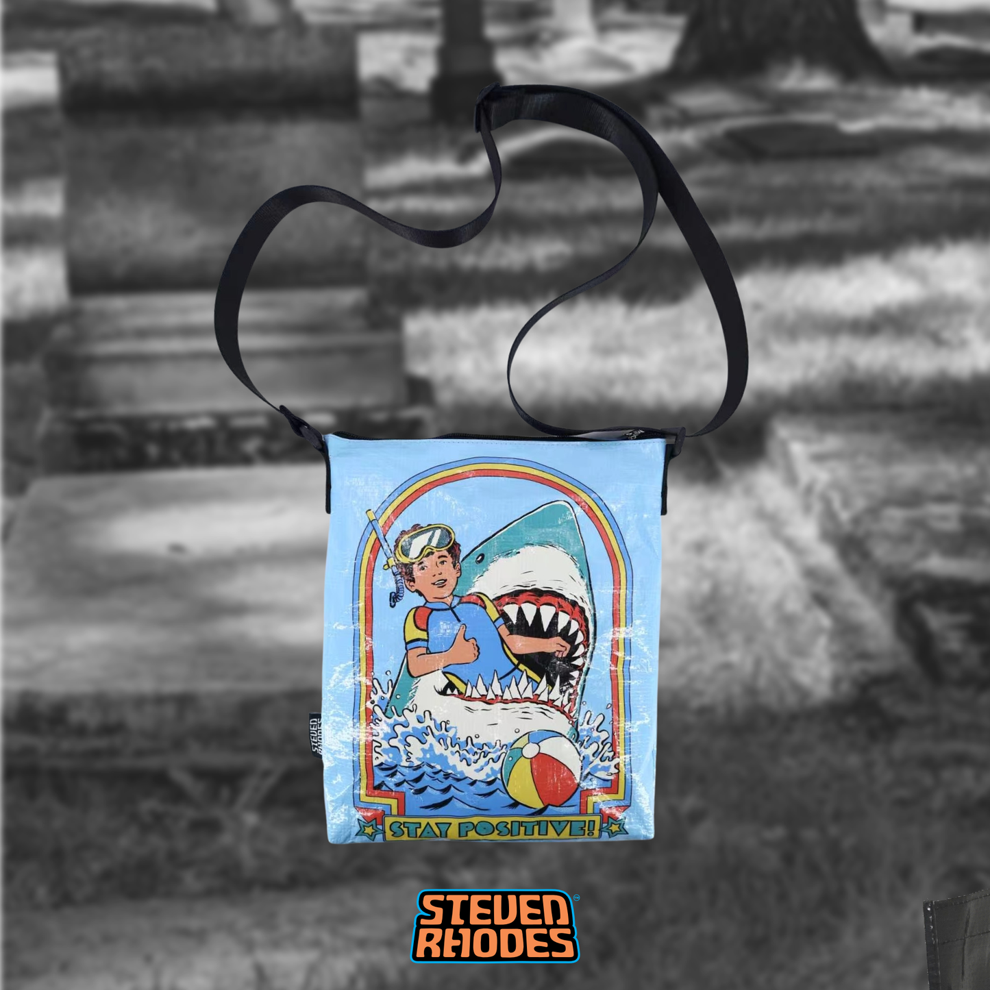 Stay Positive Messenger Bag