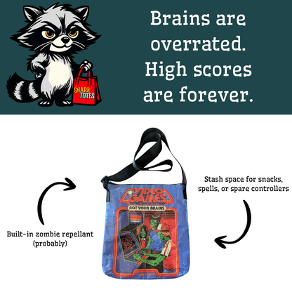 Video Games Rot Your Brains Messenger Bag