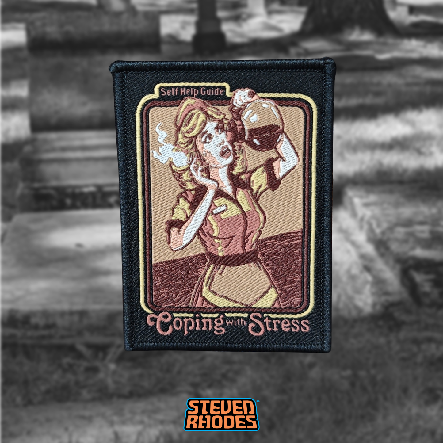 Coping with Stress Iron-On Patch