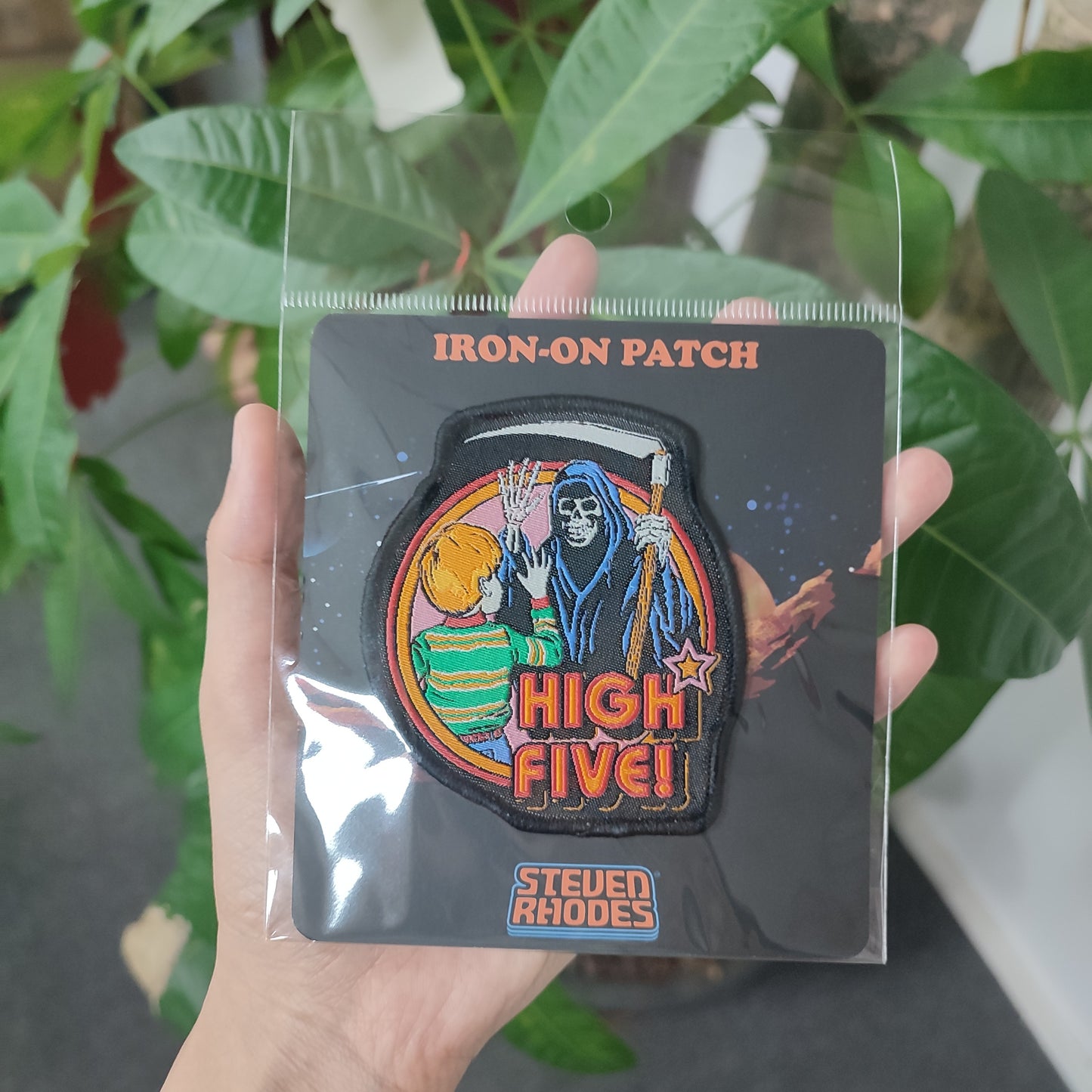 High Five Iron-On Patch