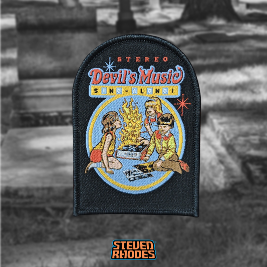 Devil's Music Sing-Along Iron-On Patch
