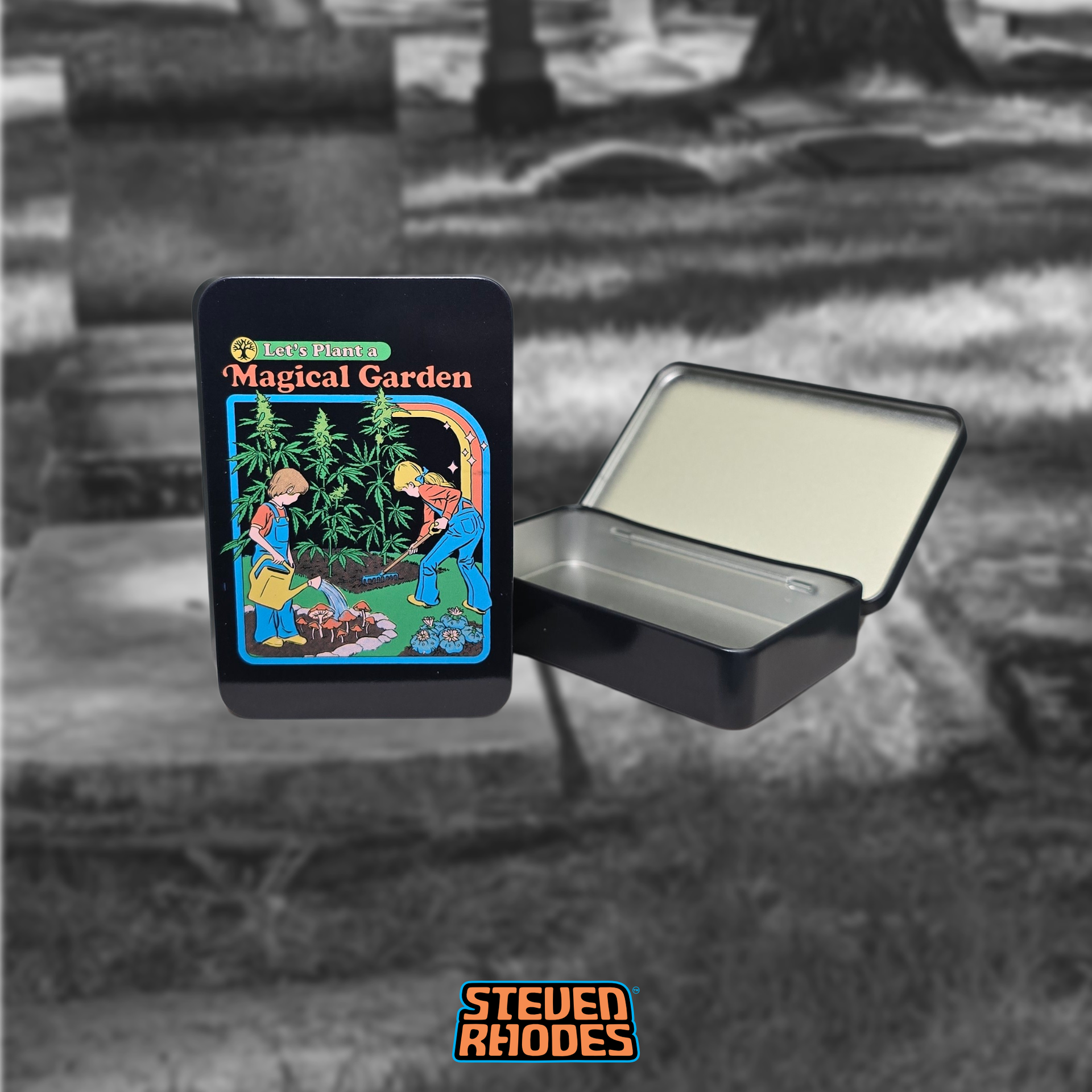 Let's Plant a Magical Garden Hinged Tin
