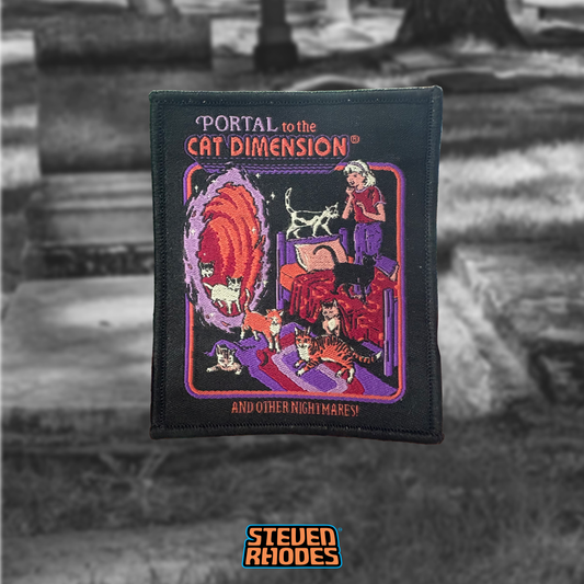 Portal to the Cat Dimension Iron-on Patch